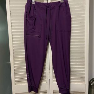 Purple Jogger Scrubs